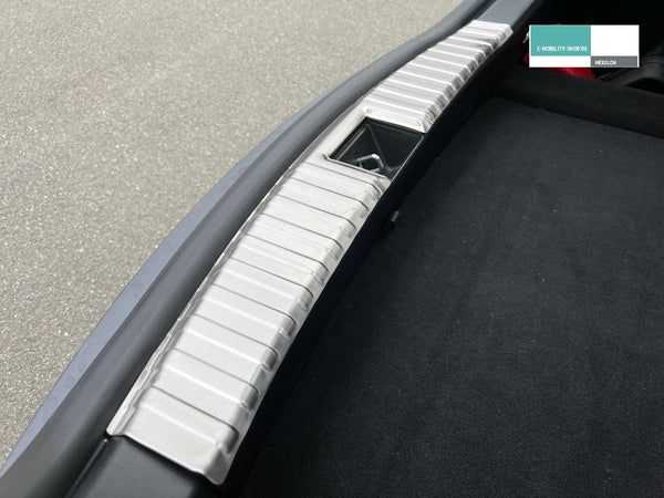 Tesla Model S Kofferraum Ladekantenschutz Alu