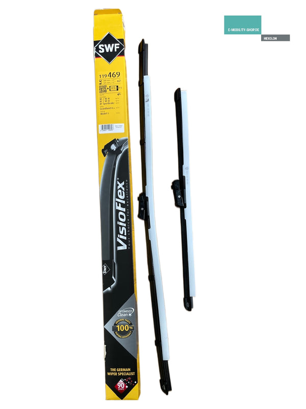 SWF VisioFlex 119 469 - Wischerblätter für Tesla Model S - 1 Wischer-Paar Frontscheibe, Scheibenwischer