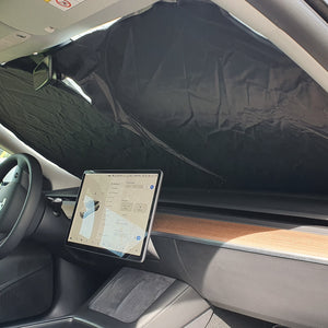 Privacy Shield / Sonnenschutz für Tesla Model Y - Windschutzscheibe - Einteilig, E-Mobility Shop