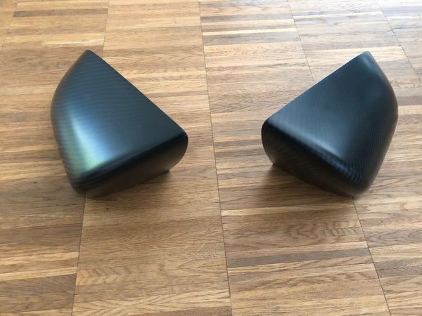 Tesla Model Y Echt Carbon Spiegelabdeckungen - matt
