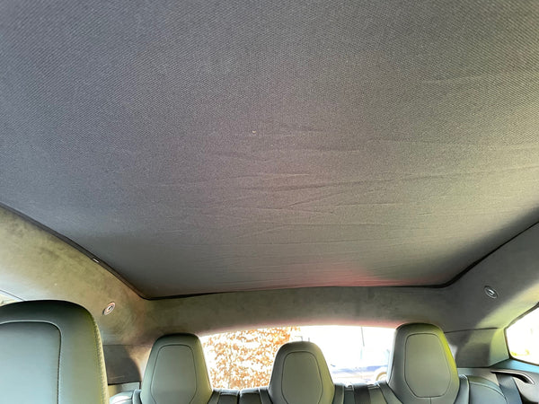 Sonnenschutzelement Tesla Model S - durchgehendes Glasdach - 2-geteiltes Set