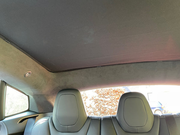 Sonnenschutzelement Tesla Model S - durchgehendes Glasdach - 2-geteiltes Set