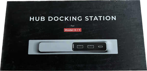 Tesla Model 3 / Y - USB-Hub Docking Station mit Licht