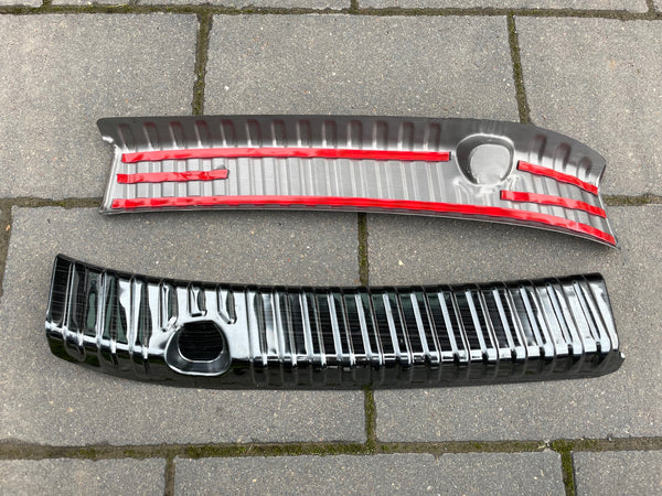 Tesla Model Y Kofferraum Ladekantenschutz Alu schwarz