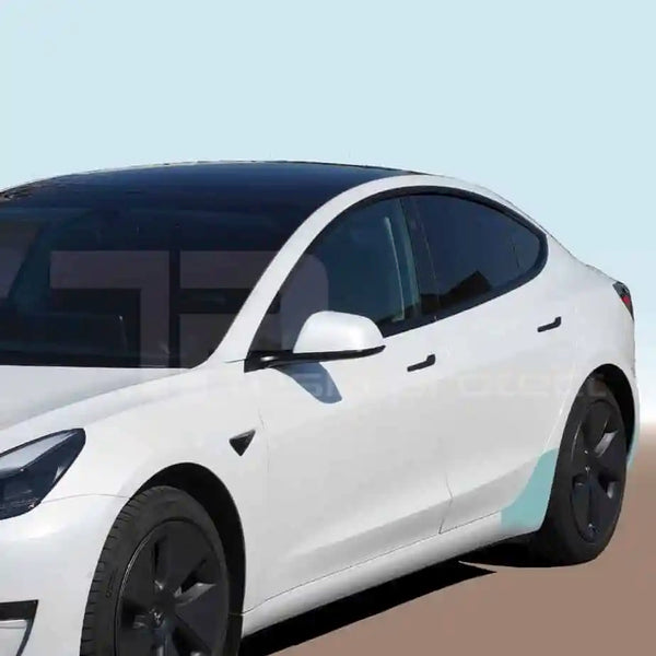 Tesla Model 3 Schutzfolie - 4er Set, hintere Schweller und Radlauf