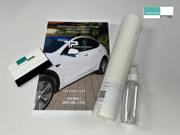 Tesla Model Y Schutzfolie - Seitenschweller - 6-teiliges Set - PPF paint protection film