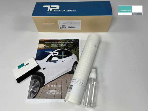 Tesla Model Y Schutzfolie - Seitenschweller - 6-teiliges Set - PPF paint protection film