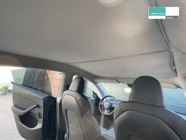 Tesla Model Y Sonnenschutz-Element - Zweigeteiltes Sonnenschutz-Element
