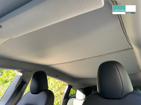 Tesla Model Y Sonnenschutz-Element - Zweigeteiltes Sonnenschutz-Element